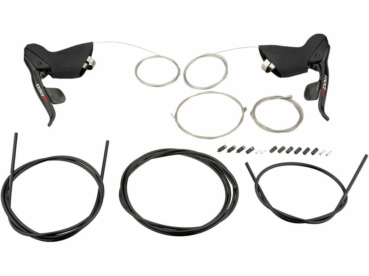 Paire De Manette SRAM RED 22 DoubleTap 2/11 Vitesses à Patin 3 Paire De Manette SRAM RED 22 DoubleTap 2/11 Vitesses à Patin